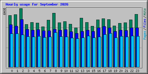 Hourly usage for September 2026